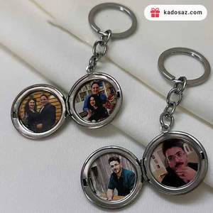 جاسوییچی لاکت گرد نقره ای