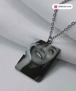 حک عکس بر روی گردنبند استیل
