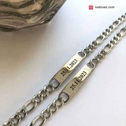 دستبند کارتیر با حک متن دلخواه