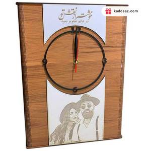 ساعت دیواری و رومیزی با حک چهره