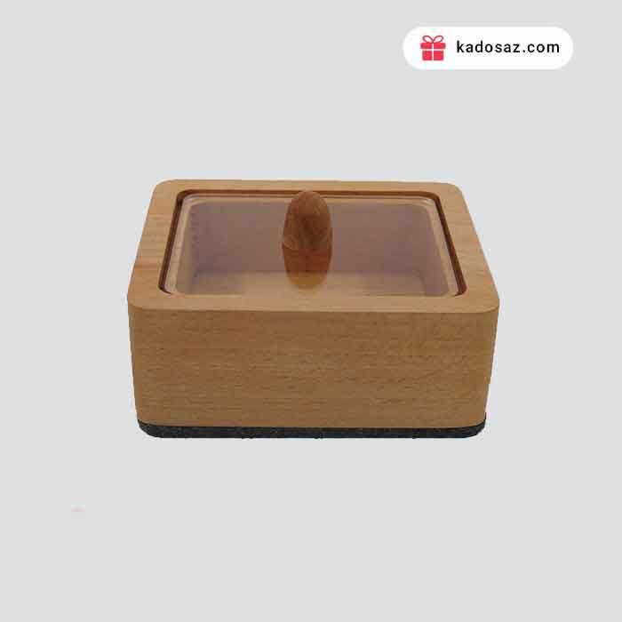 باکس پذیرایی درب دار تکی چوب راش