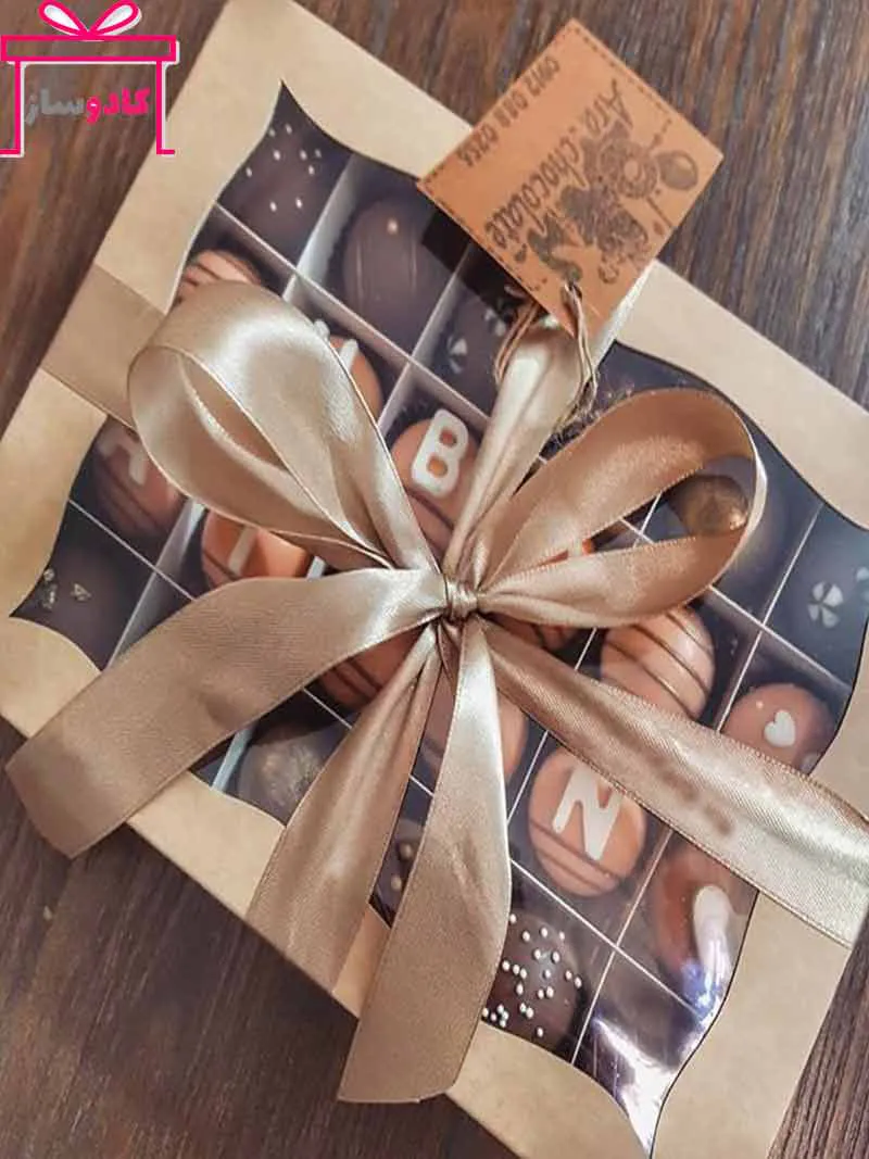 شکلات پاپس کیک با حروف اسم