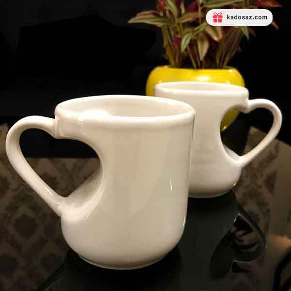 چاپ روی لیوان قلبی