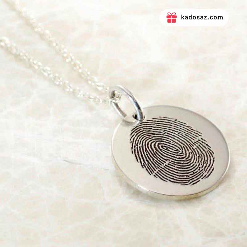 گردنبند حک اثر انگشت