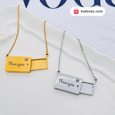 گردنبند پاکتنامه مخفی با عکس چاپی